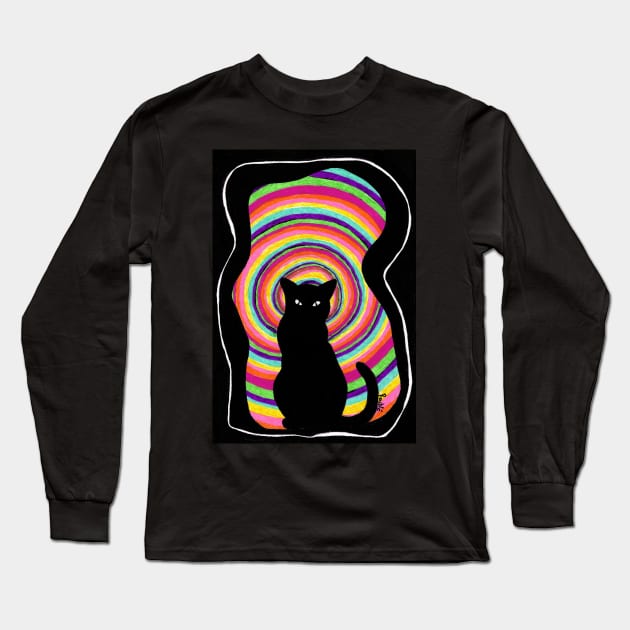 the BLACK CAT Long Sleeve T-Shirt by roublerust